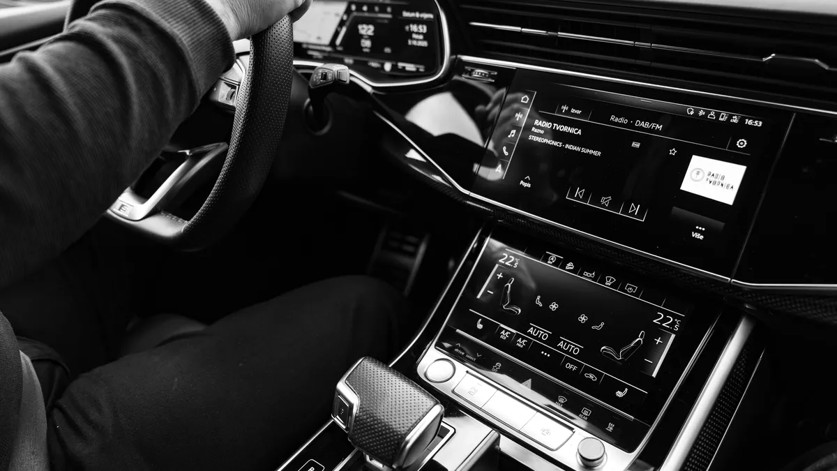 Car (general) dash cam shown in a real-world setting
