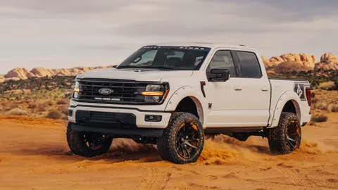Ford F-150 lift kit shown in a real-world setting