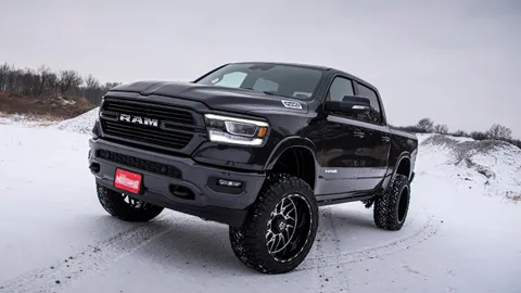 RAM 1500 lift kit shown in a real-world setting