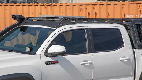 Toyota Tacoma roof rack shown in a real-world setting