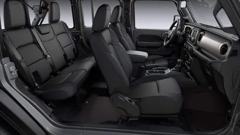Jeep Wrangler seat covers shown in a real-world setting