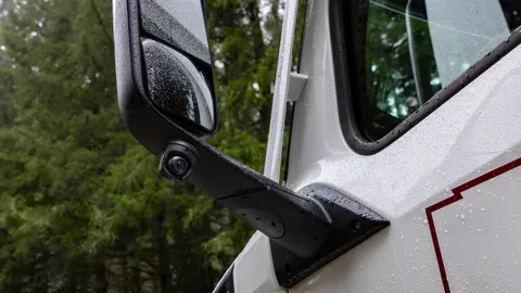 Trucks (general) dash cam shown in a real-world setting