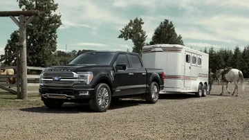 Ford F-150 tonneau cover shown in a real-world setting