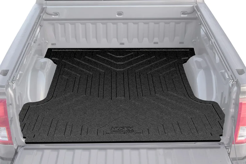 Husky Liners 16004 black molded custom bed liner shaped to the Chevy Silverado 1500 5.8 foot bed