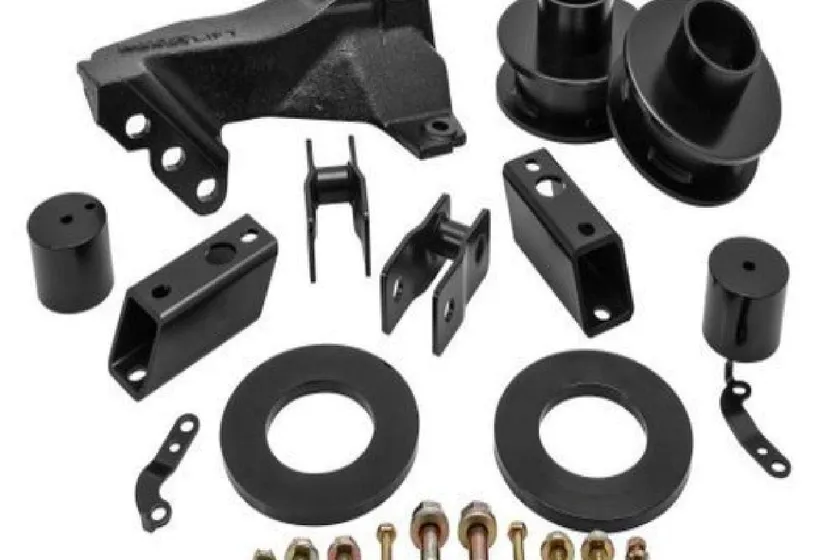 ReadyLIFT 66-2726 2.5 inch coil spacer leveling kit with track bar relocation bracket for the Ford Super Duty