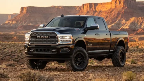 RAM HD lift kit shown in a real-world setting